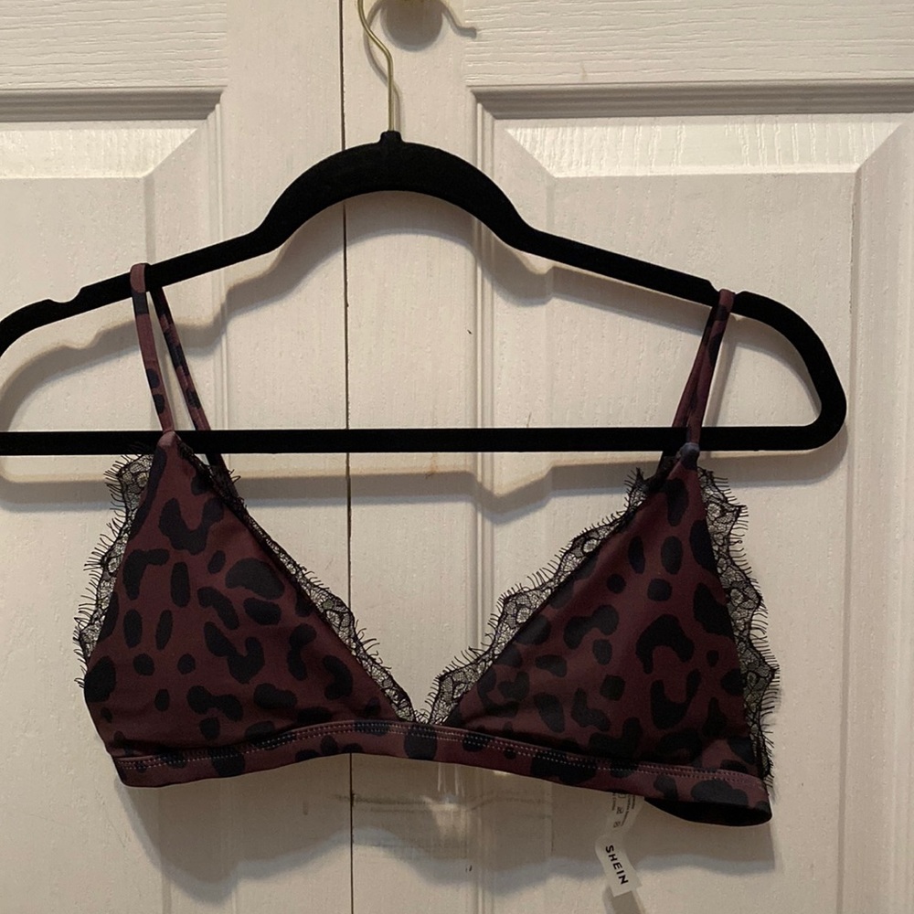 👙Leopard Lace Trim Bikini👙